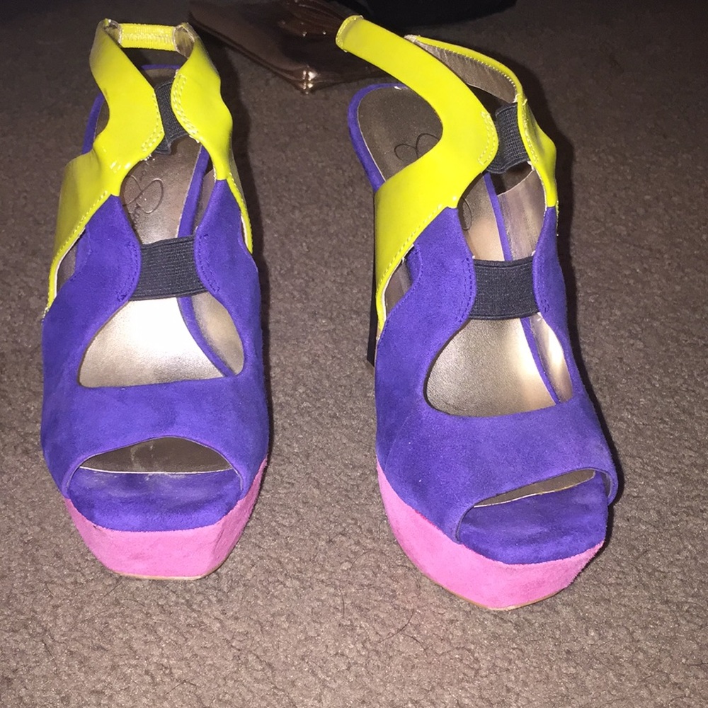 Bright fun heels!
